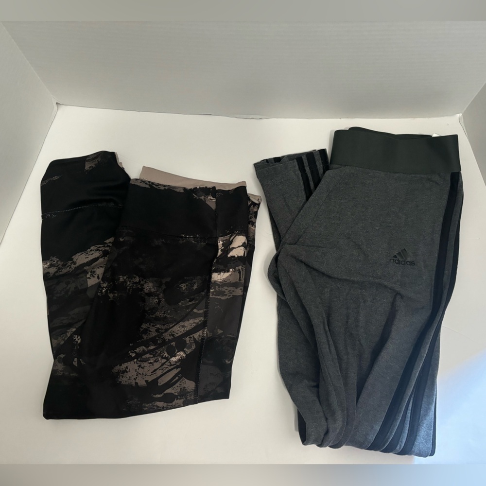 Two Pairs of Adidas Leggings